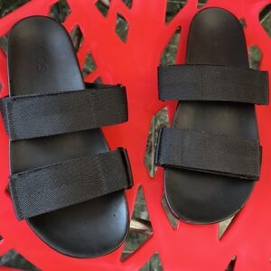 COS sandals new genuine leather Textile Straps size us 10 euro 43